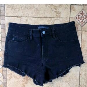 Kancan Women's Black Denim Shorts